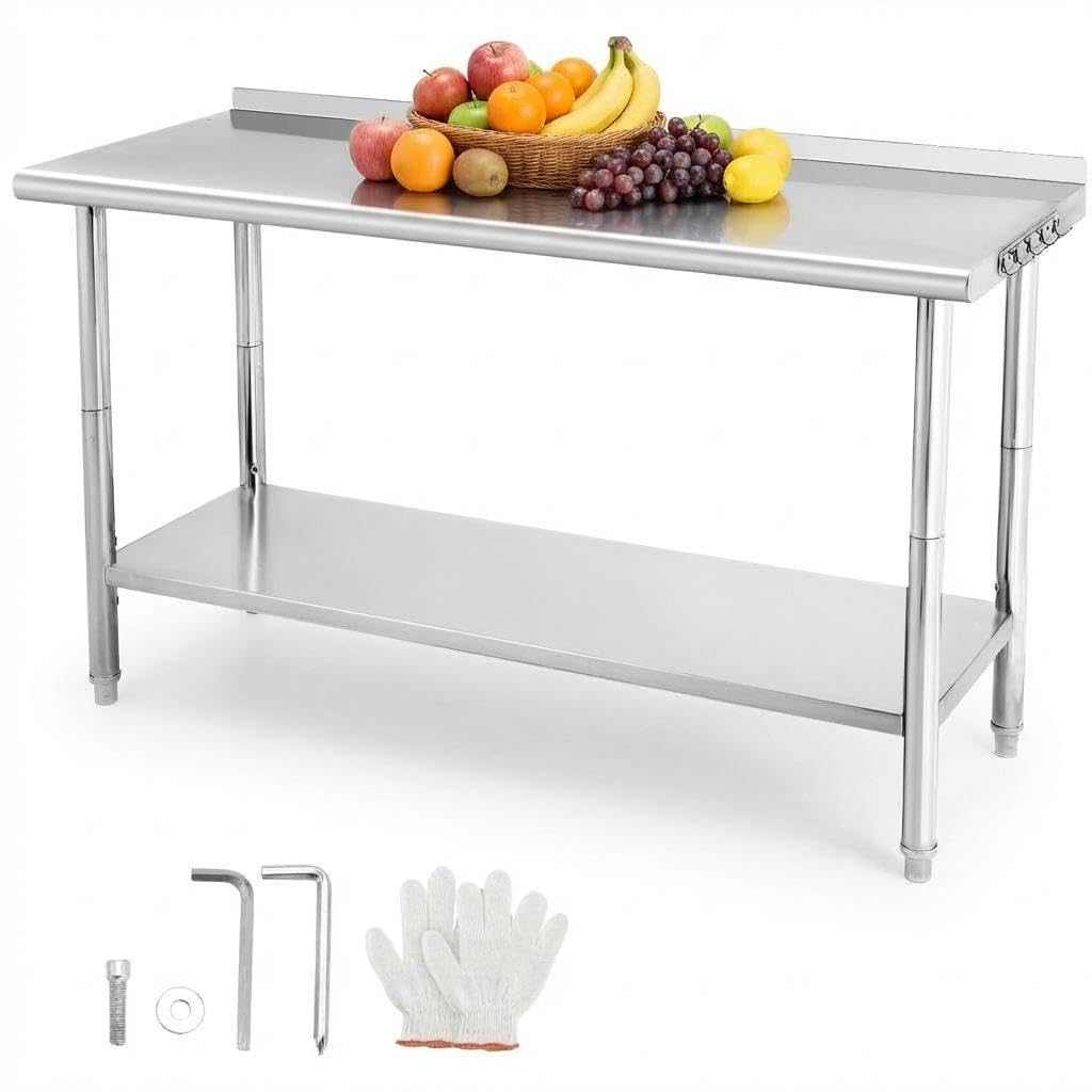 Commercial Kitchen Prep Table - طاولة إعداد الطعام التجارية لسطح المكتب