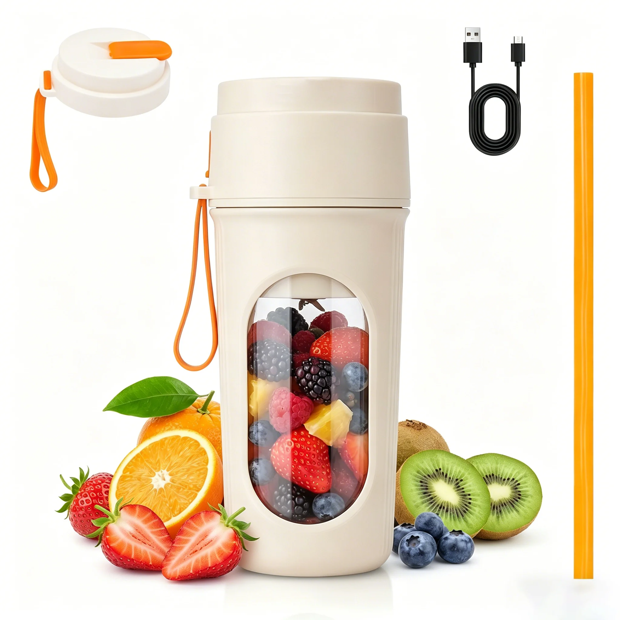 Juice Extractor Commercial - عصارة كهربائية محمولة سعة 450 مل،
