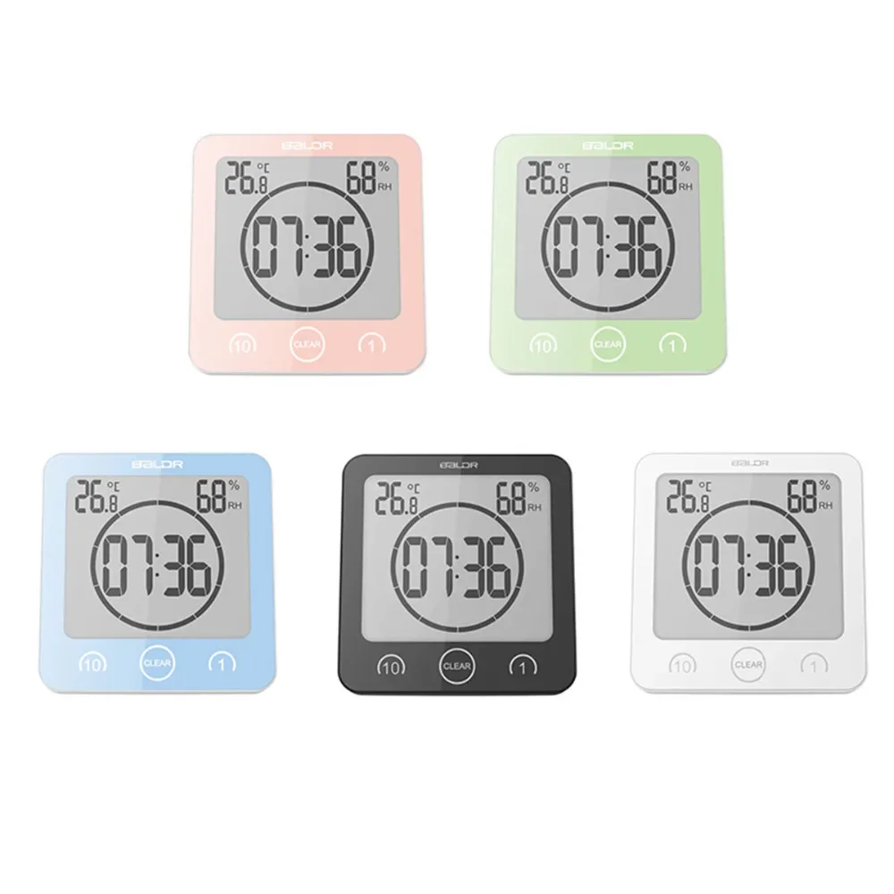 Commercial Kitchen Timer - LCD الرقمية مقاوم للماء لرذاذ الماء