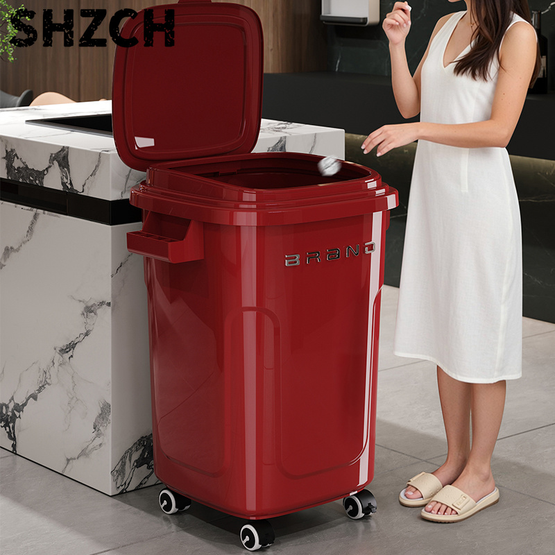 Commercial Kitchen Needs - سلة نفايات مطبخية كبيرة السعة مع