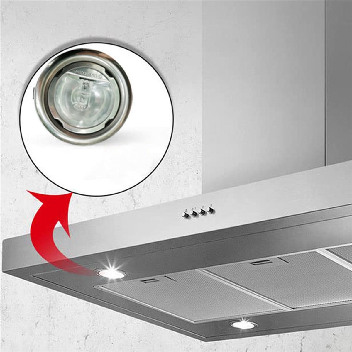Y69A 4 قطع مصابيح هالوجين 20 و - مراجعة Commercial Kitchen Exhaust وسعره