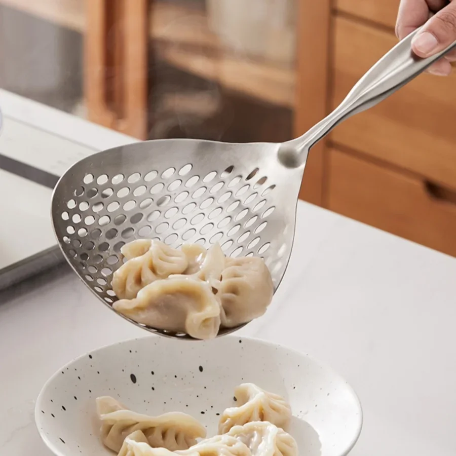 مغرفة مصفاة شبكية من الستانلس  - مراجعة Commercial Kitchen Appliance وسعره
