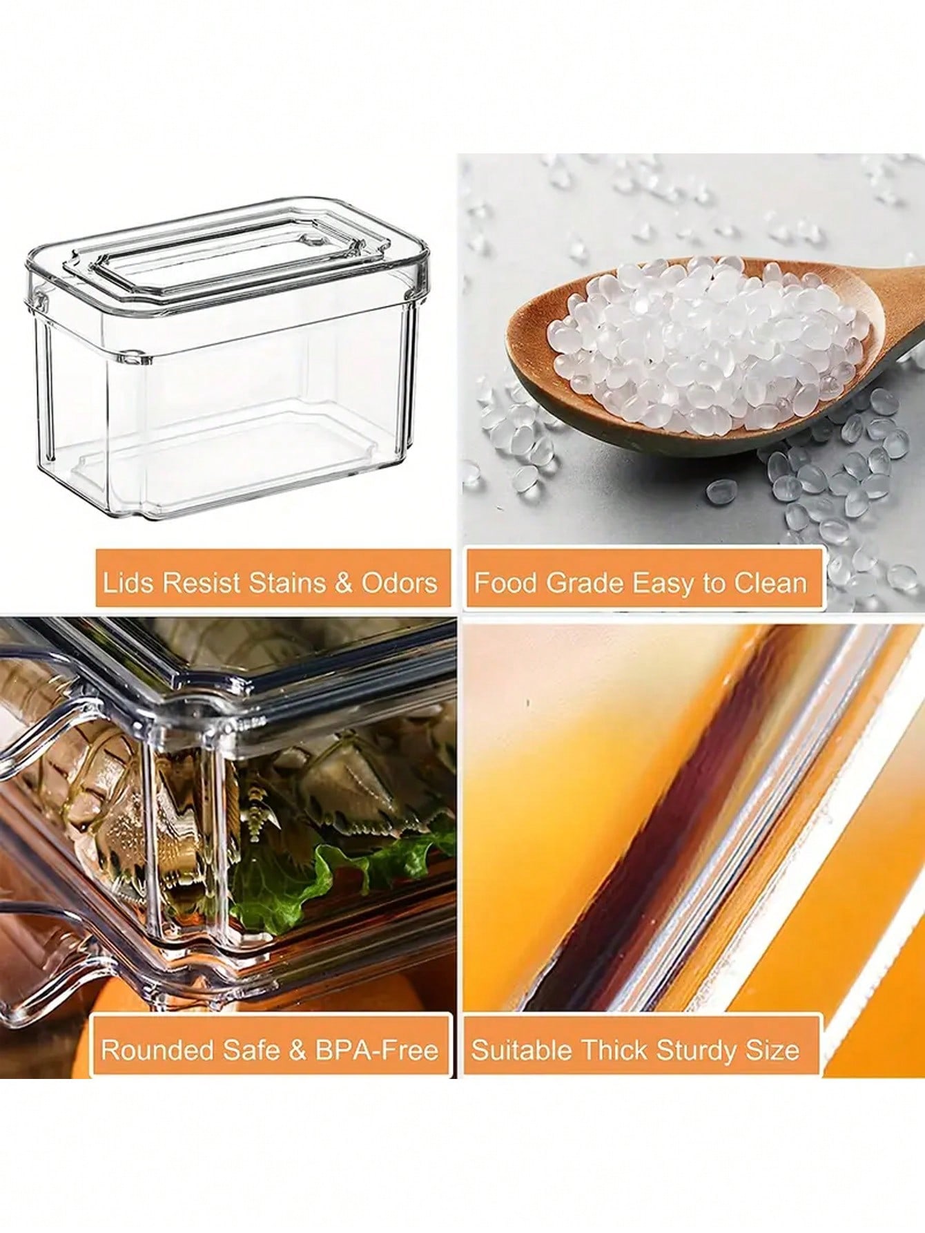 مجموعة من 7 صناديق تنظيم الثلا - مراجعة Commercial Kitchen Fridge وسعره