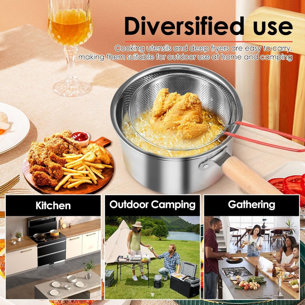 مقلاة عميقة من الفولاذ المقاوم - مراجعة Commercial Kitchen Appliance وسعره