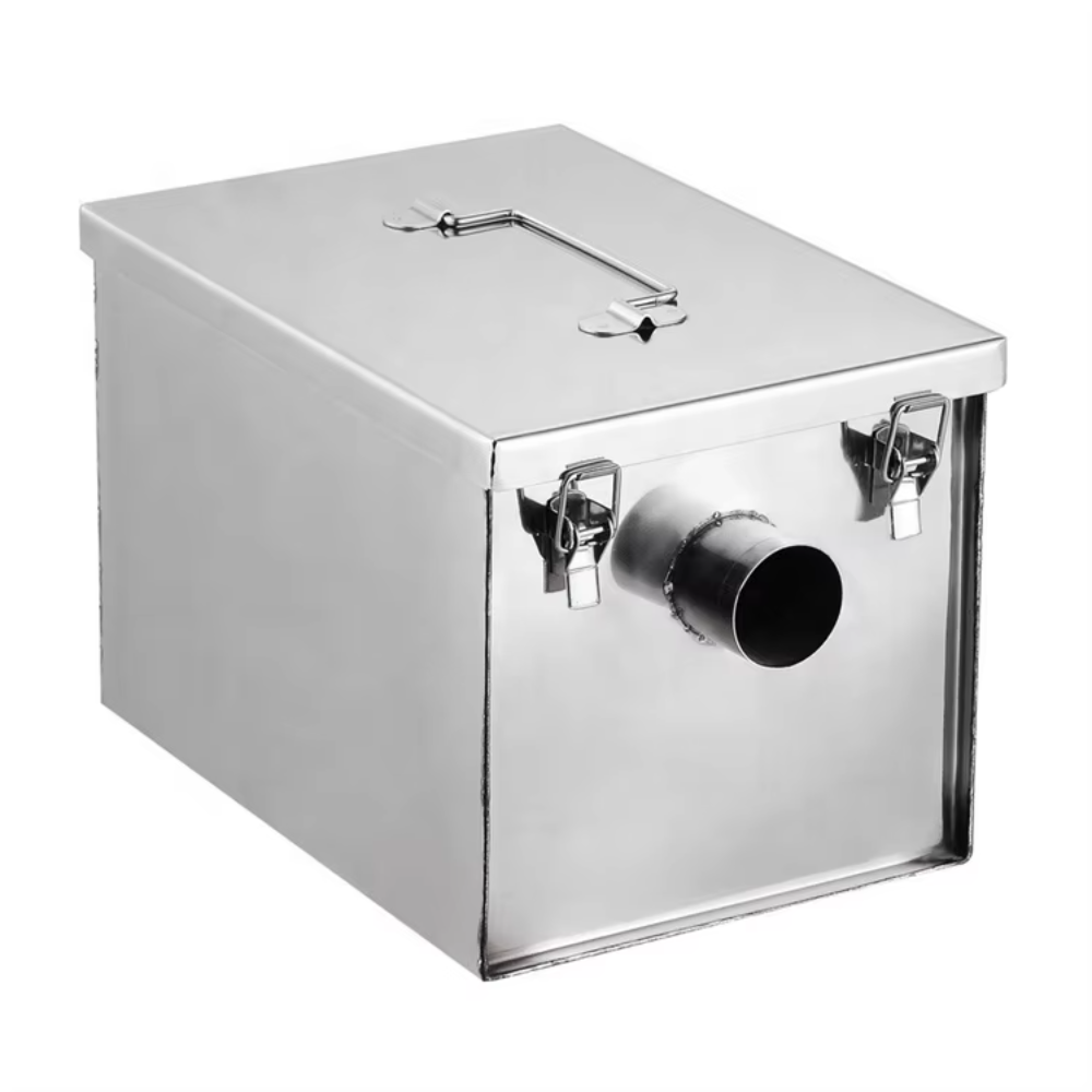 مصيدة شحوم من الفولاذ المقاوم  - مراجعة Commercial Kitchen Grease Trap وسعره