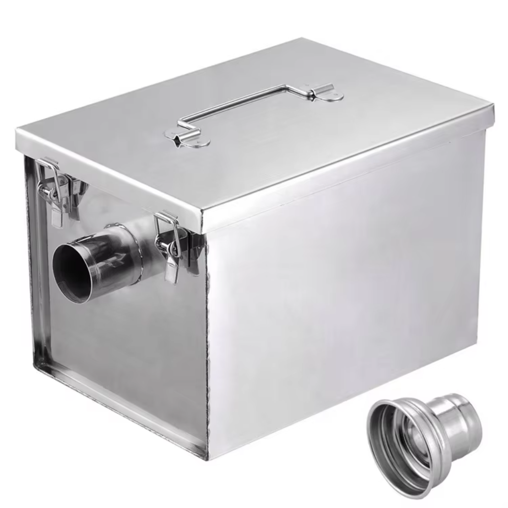مصيدة شحوم من الفولاذ المقاوم  - مراجعة Commercial Kitchen Grease Trap وسعره