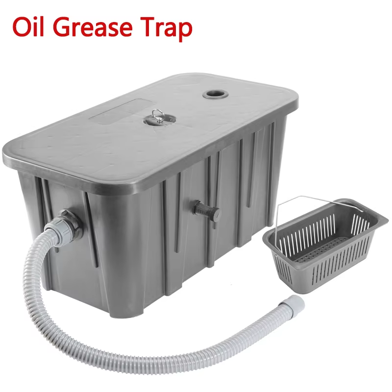 فاصل الزيت والماء التجاري منفذ - مراجعة Commercial Kitchen Grease Interceptor وسعره