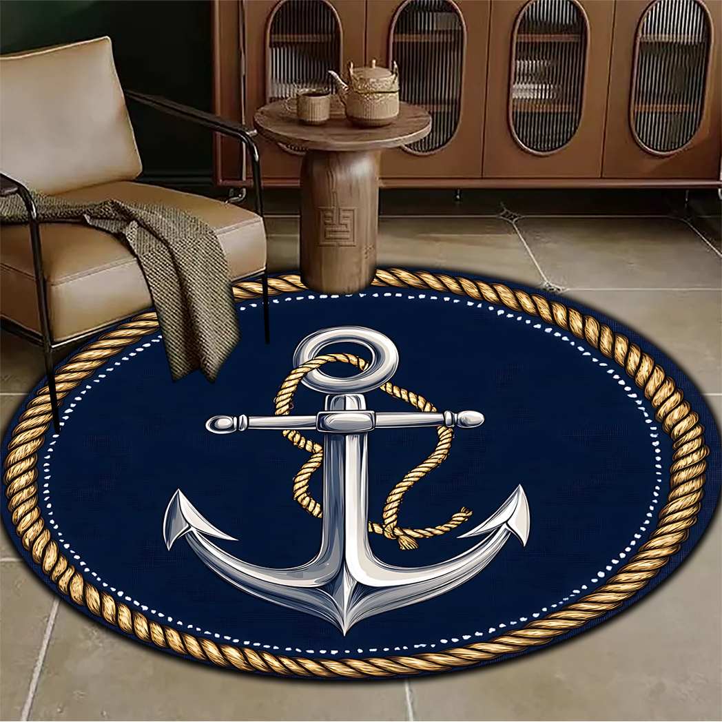 سجادة مستديرة بنمط مرساة وحبل  - مراجعة Commercial Kitchen Mats وسعره
