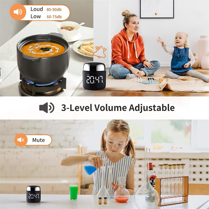 مؤقت مطبخ دوار بشاشة LED مع عد - مراجعة Commercial Kitchen Timer وسعره