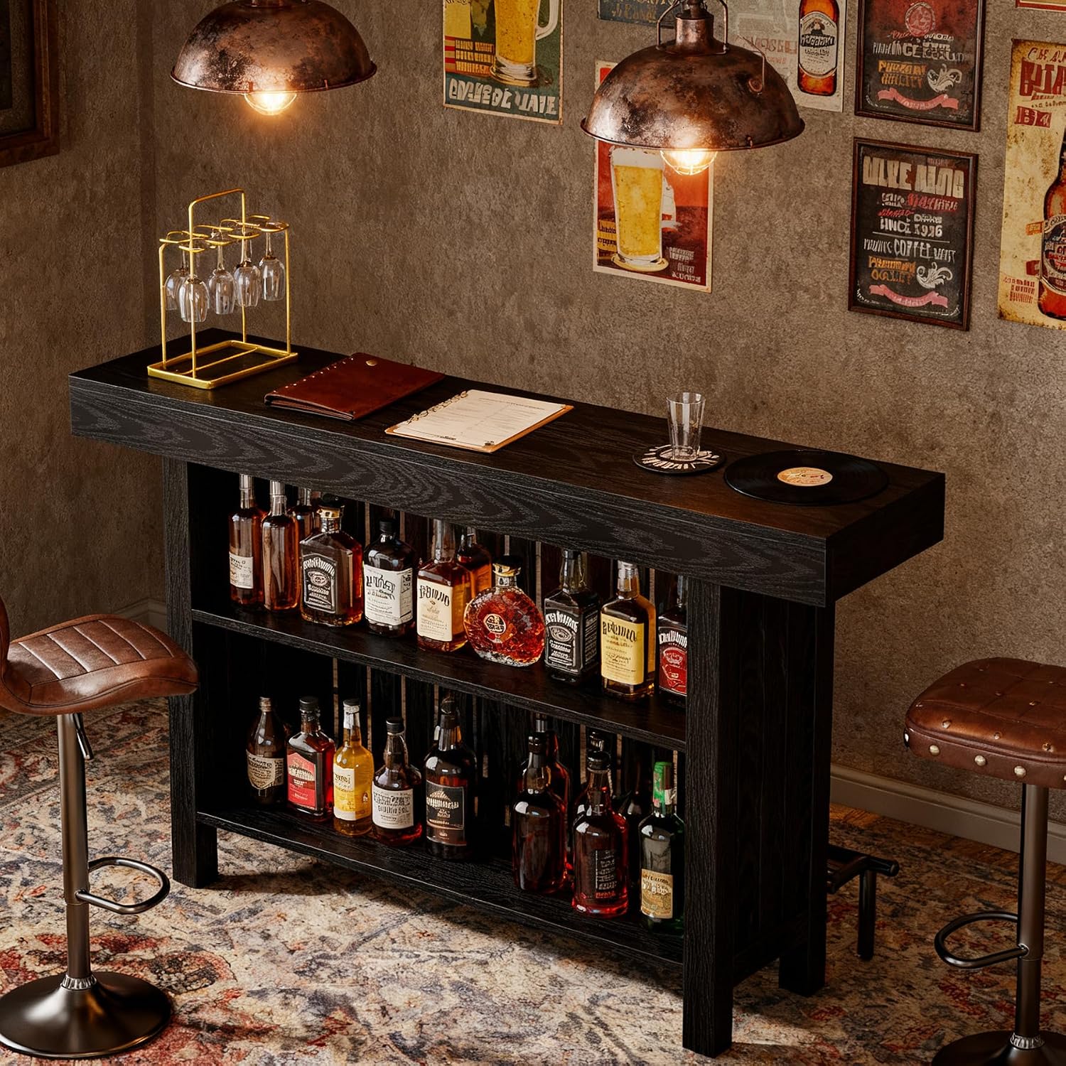 طاولة بار مع مسند للقدمين، وحد - مراجعة Commercial Kitchen And Bar وسعره