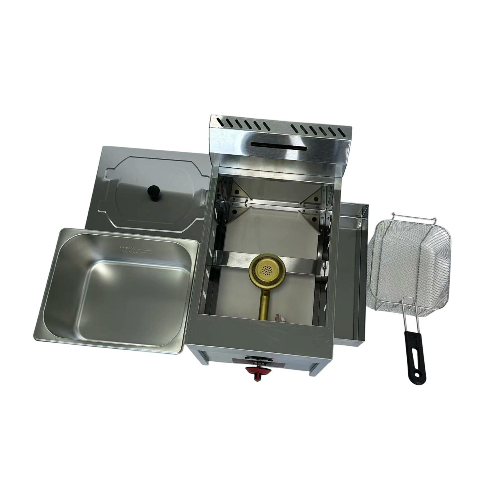 مقلاة عميقة تجارية تعمل بالغاز - مراجعة Commercial Kitchen Appliance وسعره