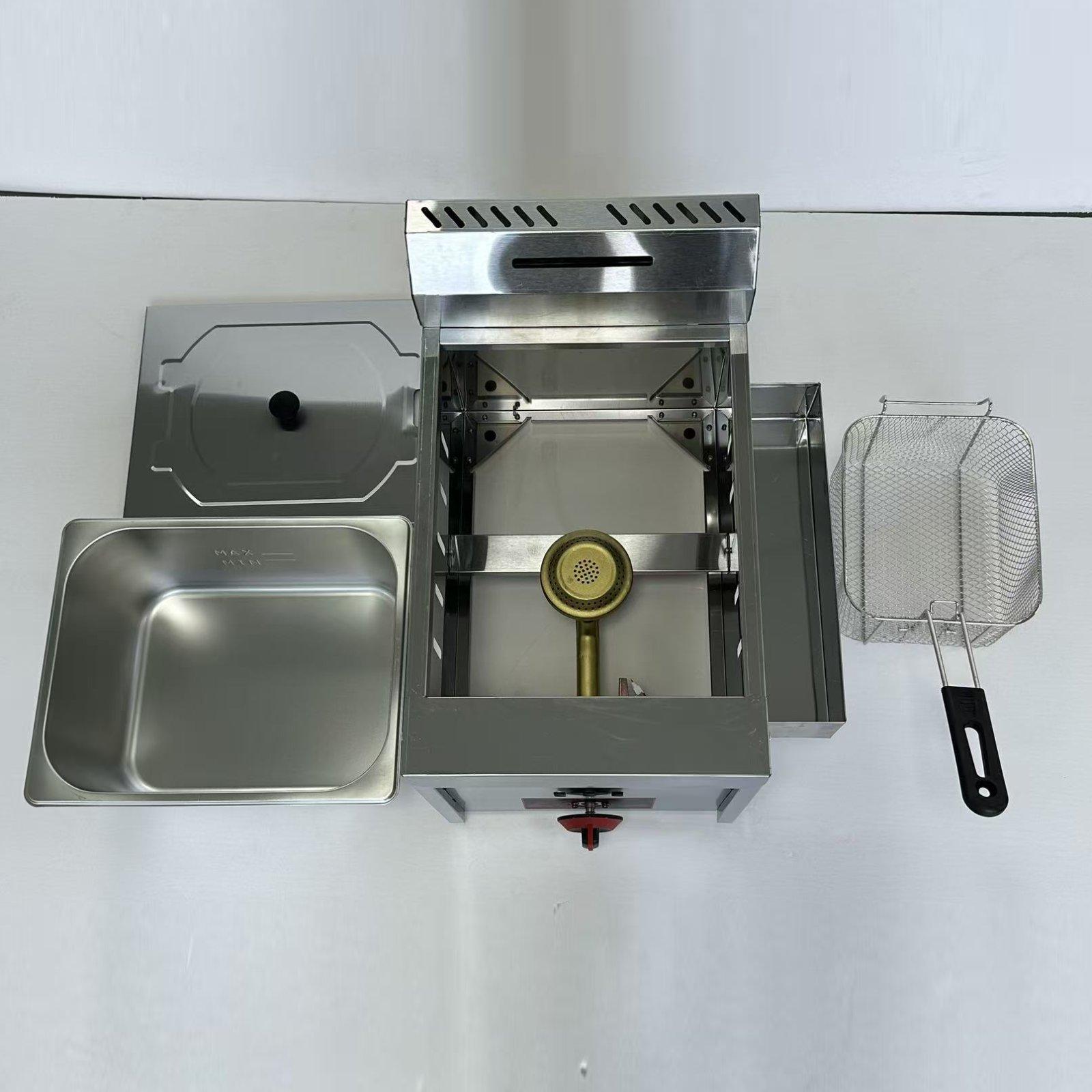 مقلاة عميقة تجارية تعمل بالغاز - مراجعة Commercial Kitchen Appliance وسعره
