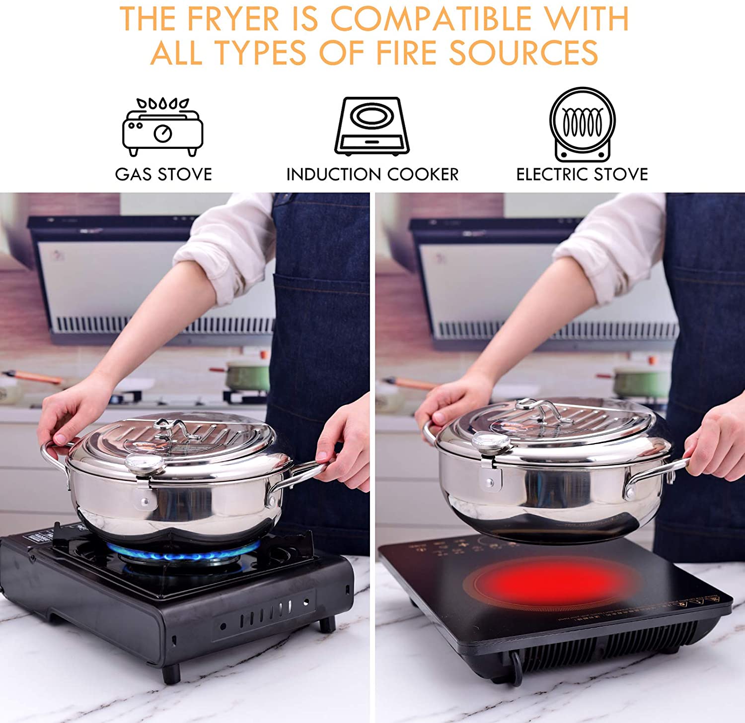 LMETJMA اليابانية وعاء القلي ا - مراجعة Commercial Kitchen Appliance وسعره